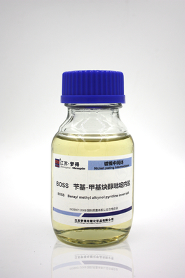 Yellow Liquid Leveling Agent Benzyl Methyl Alkynol Pyridine Inner Salt For Nickel Plating