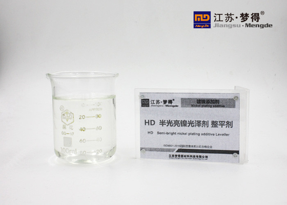 HD Series Semi Bright Nickel Plating Solution For Watt Nickel Process