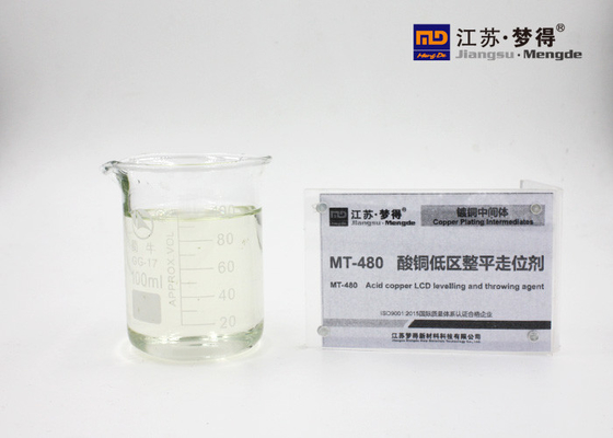 Electroplating Intermediate Plating Solutions Chemicals MT 480 With Good Throwing Power