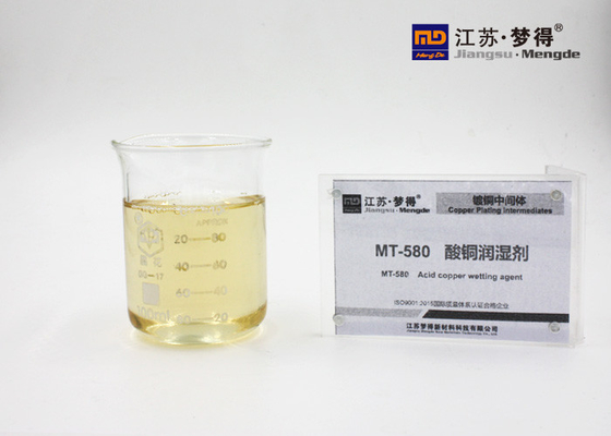 MT-580 Acid Copper Wetting Agent Yellowish Liquid