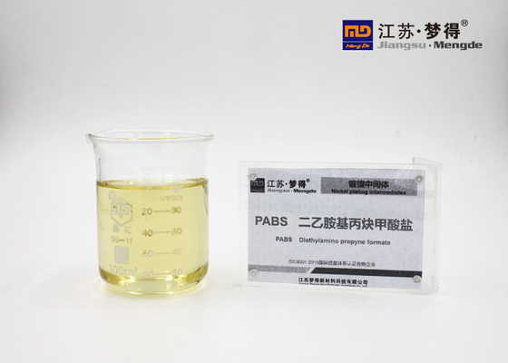 PABS Bright Nickel Plating Solution , Diethylaminopropyne Formate Cas 125678 52 6